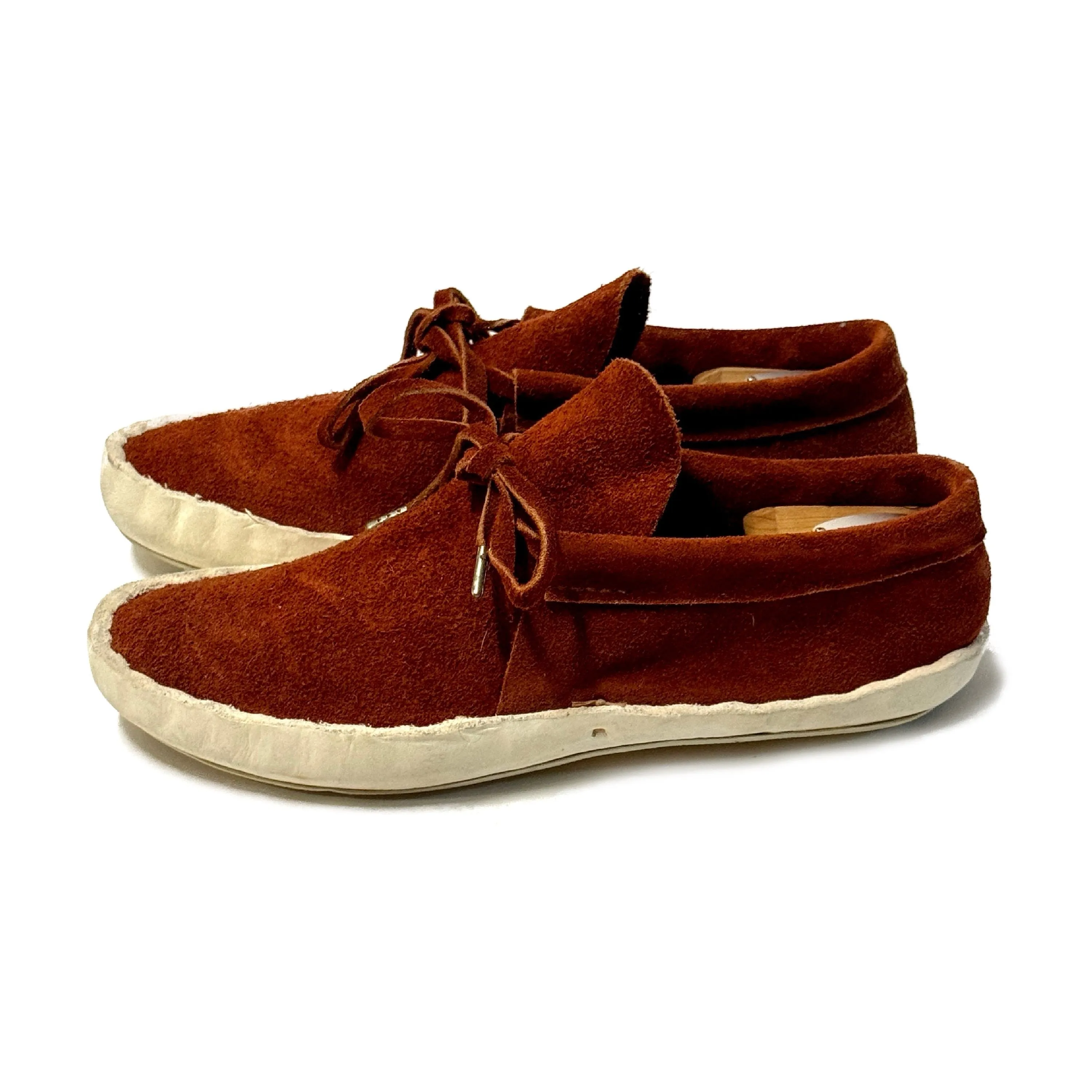 1990’S TRADITIONAL NAVAJO MADE IN USA COWHIDE LOW TOP MOCCASINS 11