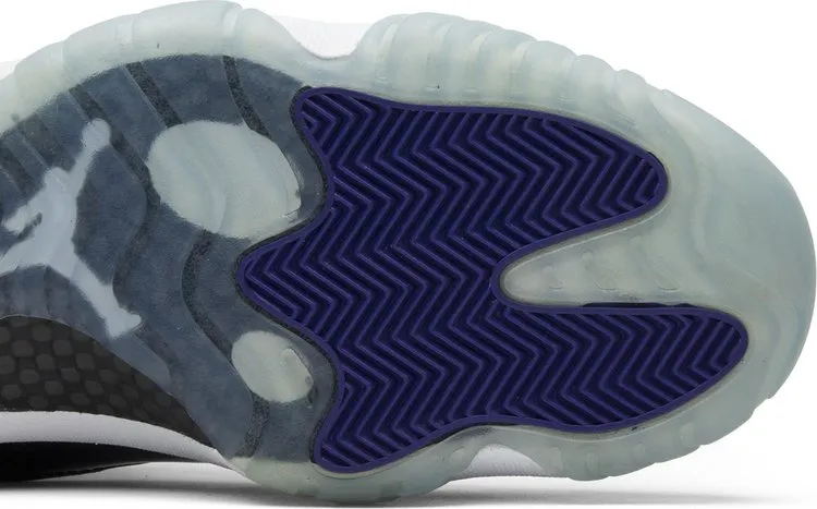 Air Jordan 11 Retro Low Concord Sneakers, White
