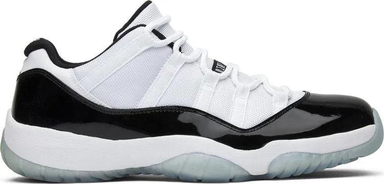 Air Jordan 11 Retro Low Concord Sneakers, White