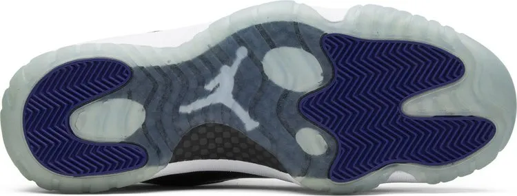 Air Jordan 11 Retro Low Concord Sneakers, White