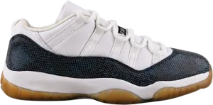 Air Jordan 11 Retro Low Snakeskin sneakers, white