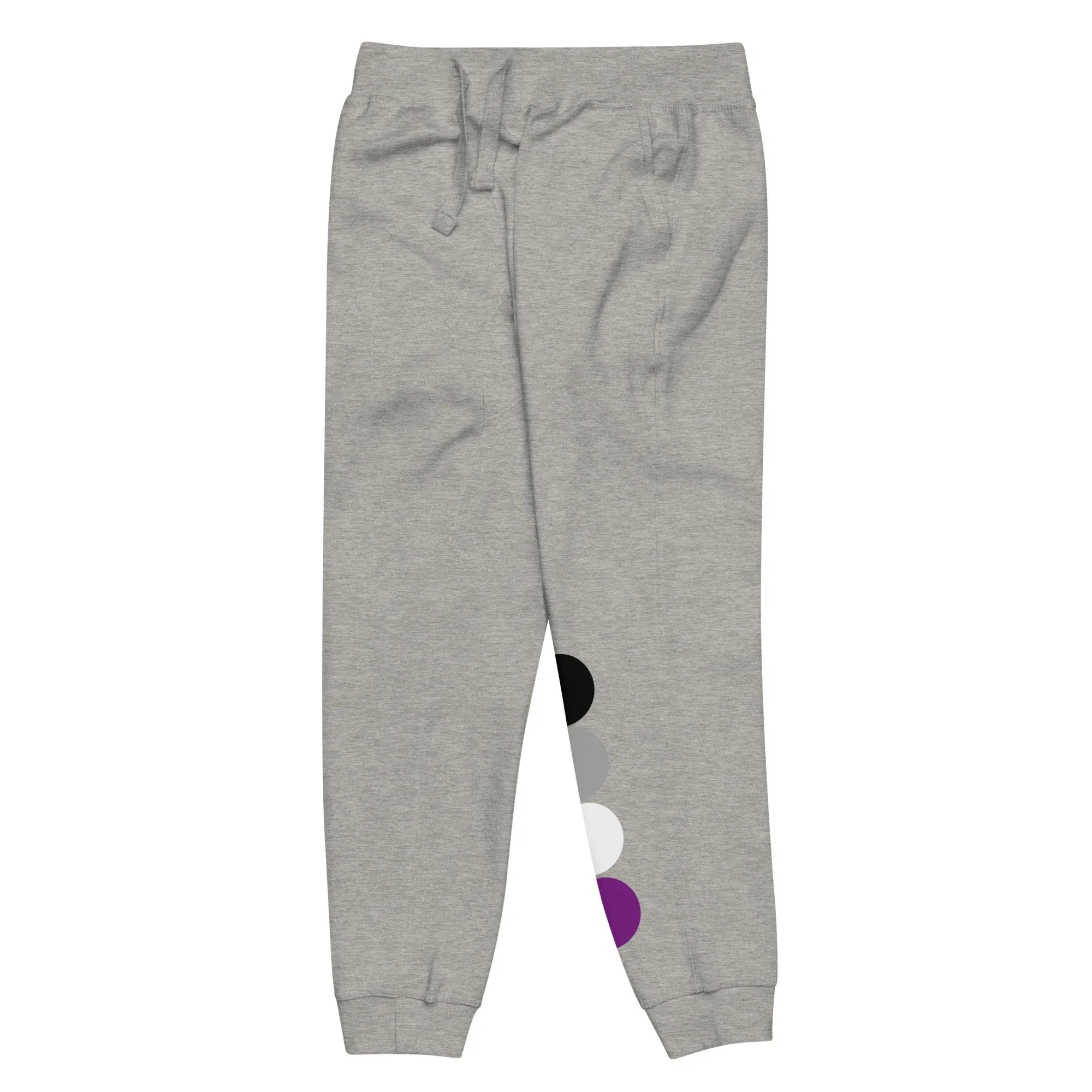 Asexual Ace Pride Sweatpants with Circles