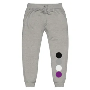 Asexual Ace Pride Sweatpants with Circles