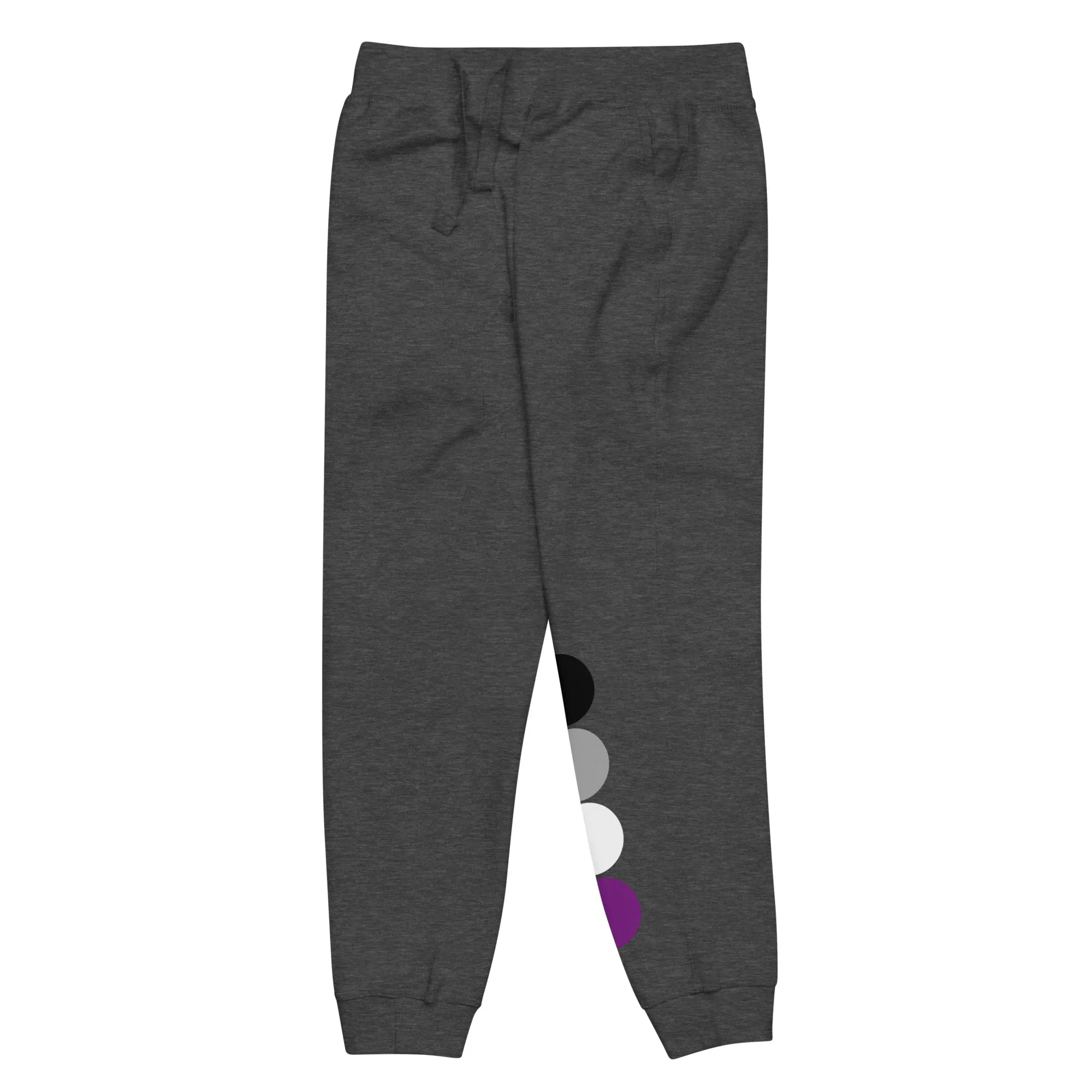 Asexual Ace Pride Sweatpants with Circles