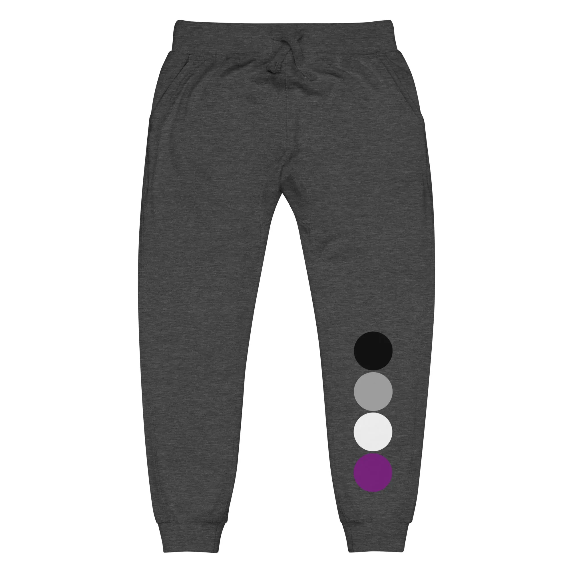 Asexual Ace Pride Sweatpants with Circles