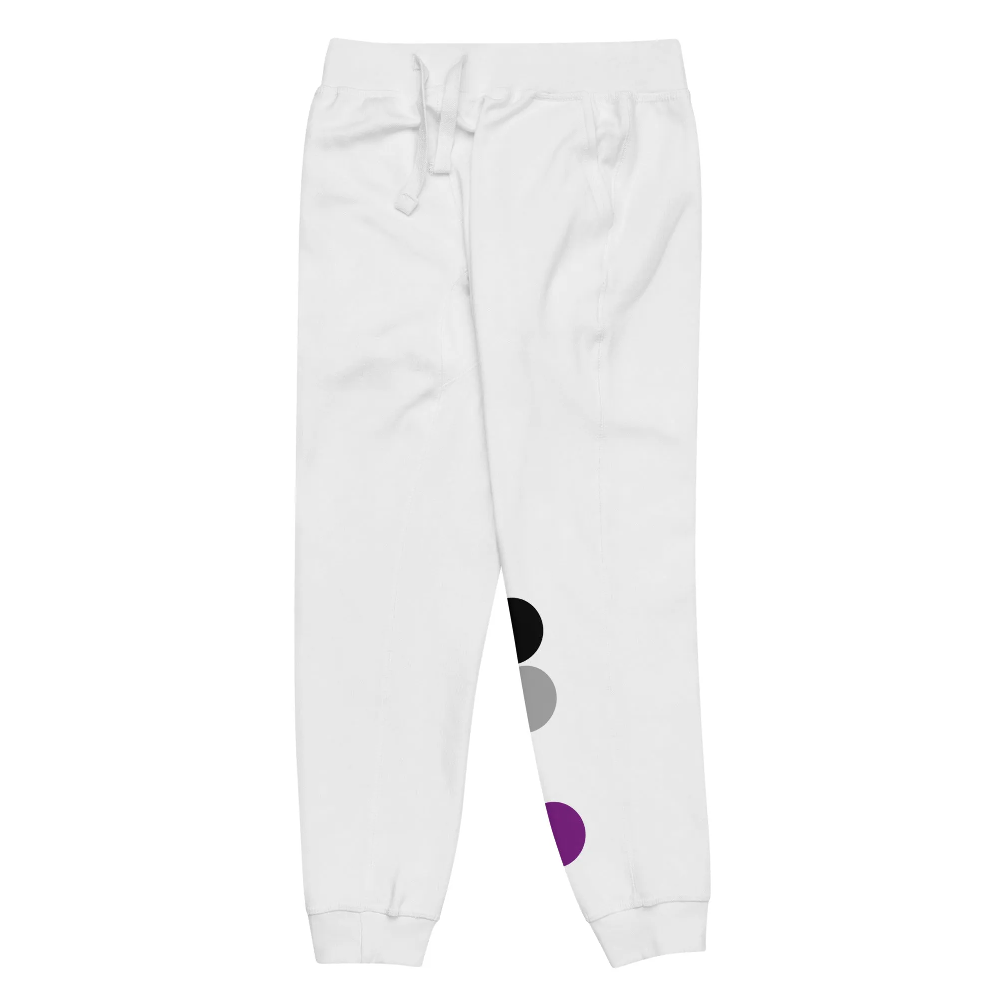 Asexual Ace Pride Sweatpants with Circles