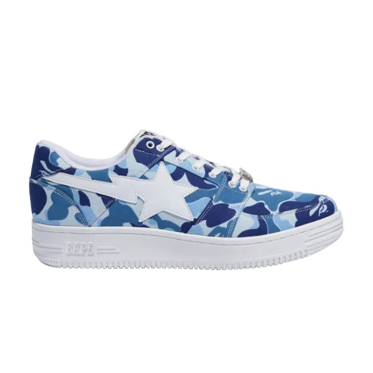 BAPE Bapesta Low 'ABC Camo' Sneakers, Blue