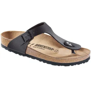 Birkenstock Classic Gizeh Narrow Fit Birko-Flor Black