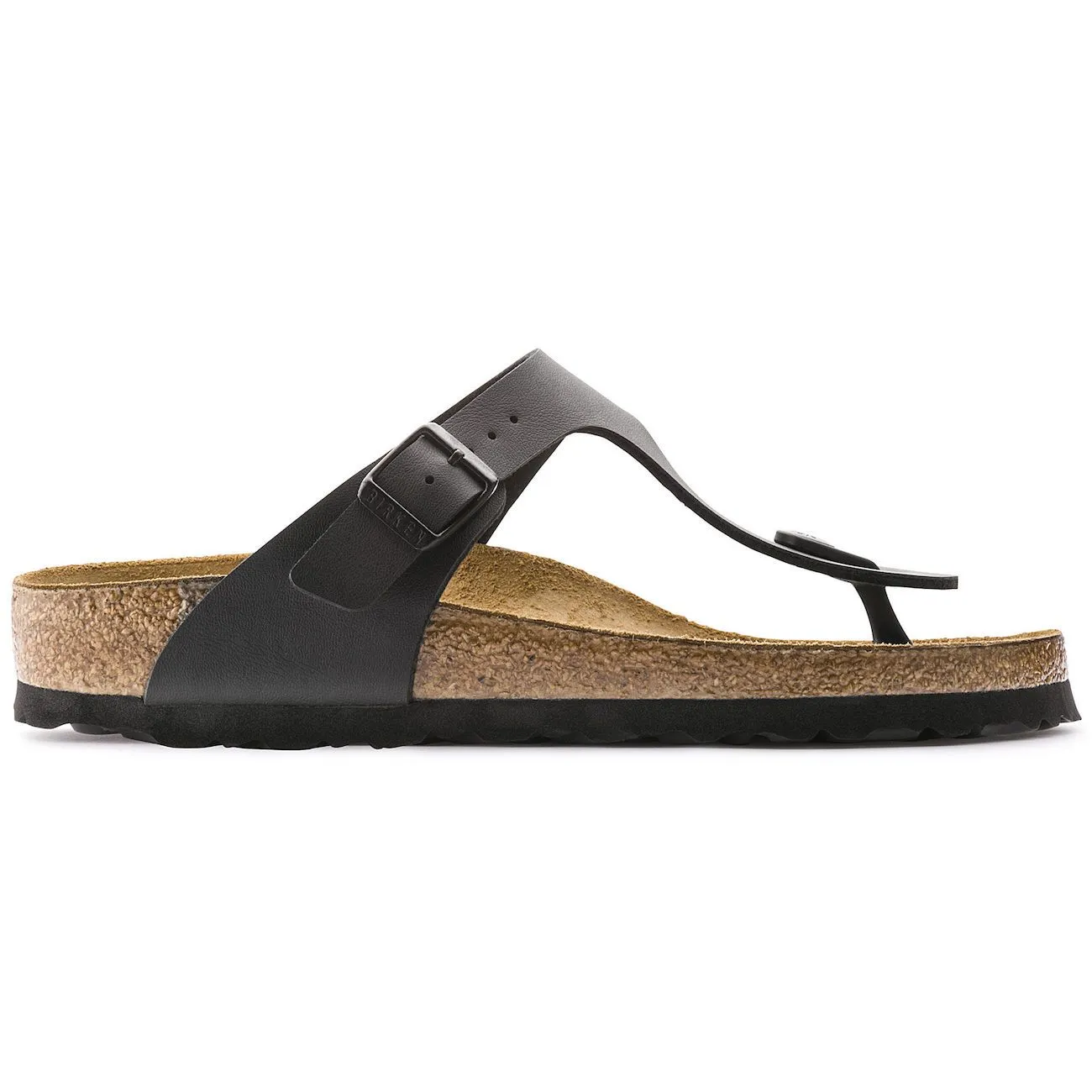 Birkenstock Classic Gizeh Narrow Fit Birko-Flor Black