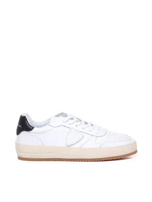 Calfskin Perforated Low Sneakers