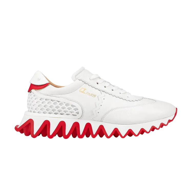 Christian Louboutin Loubishark Low 'White Red' sneakers, white