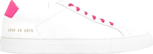 Common Projects Retro Low White Pink Sneakers