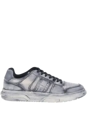 Dip-Dye Vintage Low-Top Sneakers