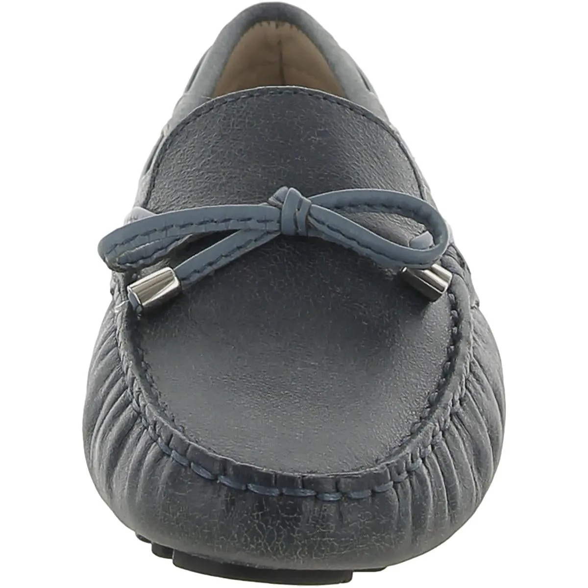 Driver Club USA Womens Nantucket Leather Slip On Moccasins