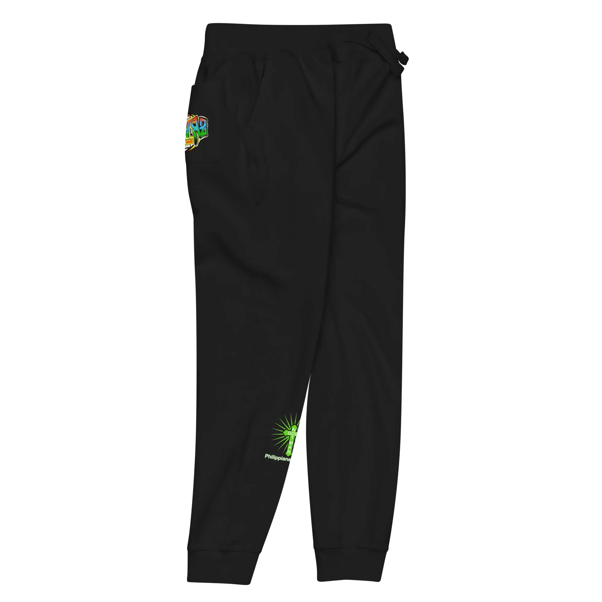 Everything Attached To God Wins Unisex fleece sweatpants