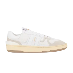 Lanvin Leather Clay Low 'White' sneakers, white