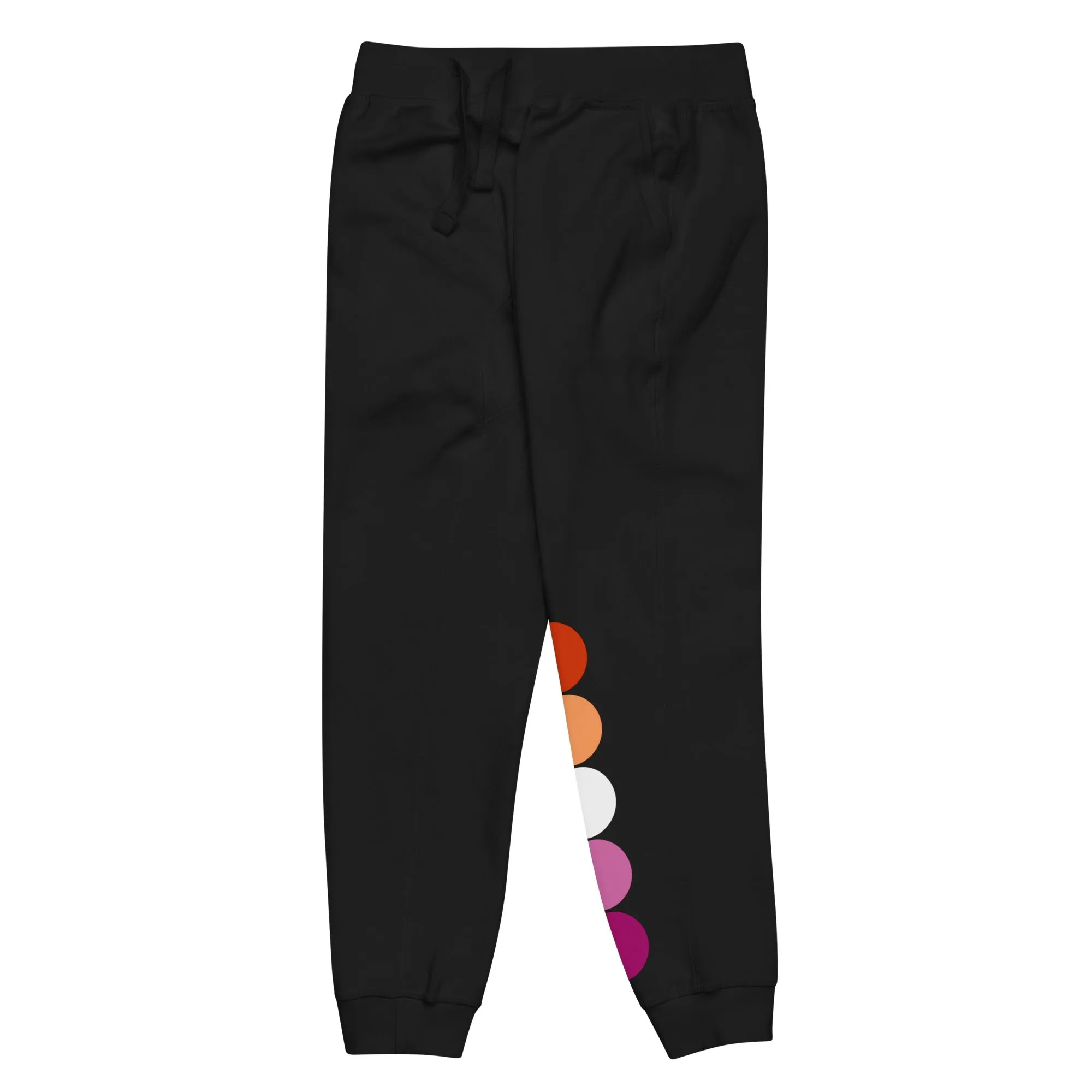 Lesbian Pride Sweatpants Joggers - Circles