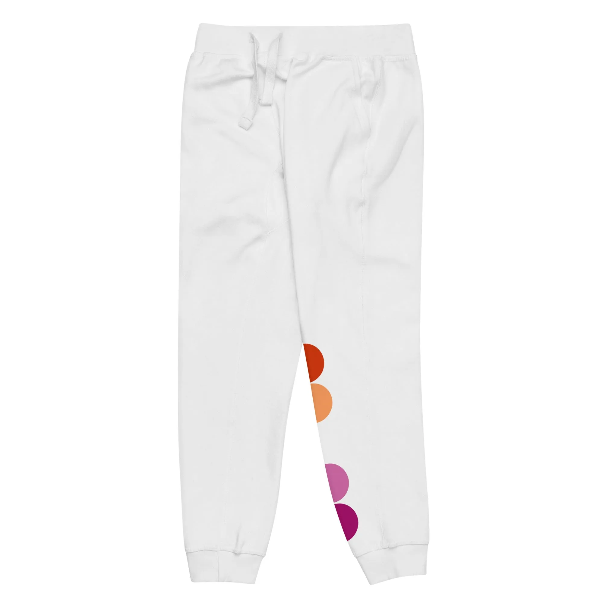 Lesbian Pride Sweatpants Joggers - Circles