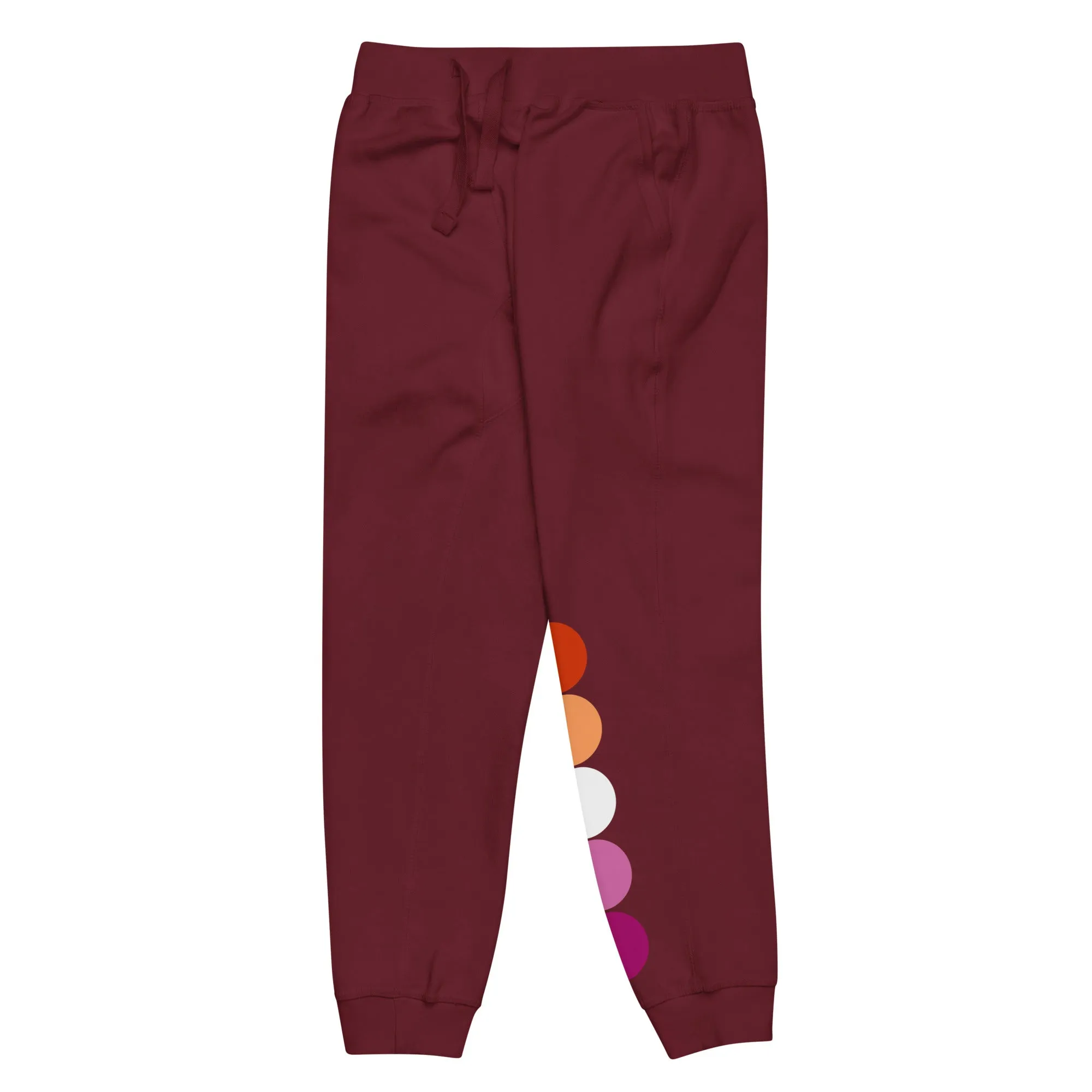 Lesbian Pride Sweatpants Joggers - Circles