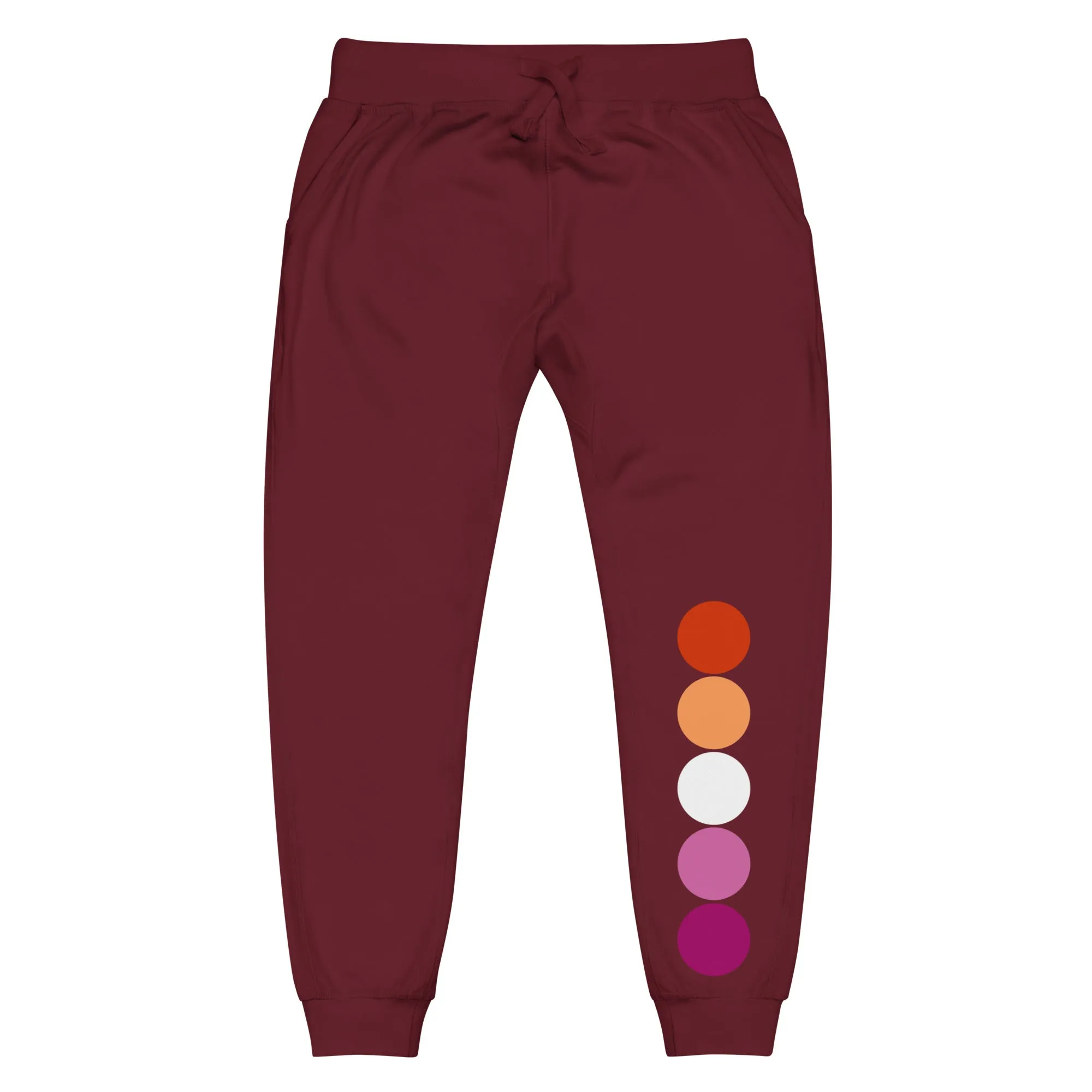Lesbian Pride Sweatpants Joggers - Circles