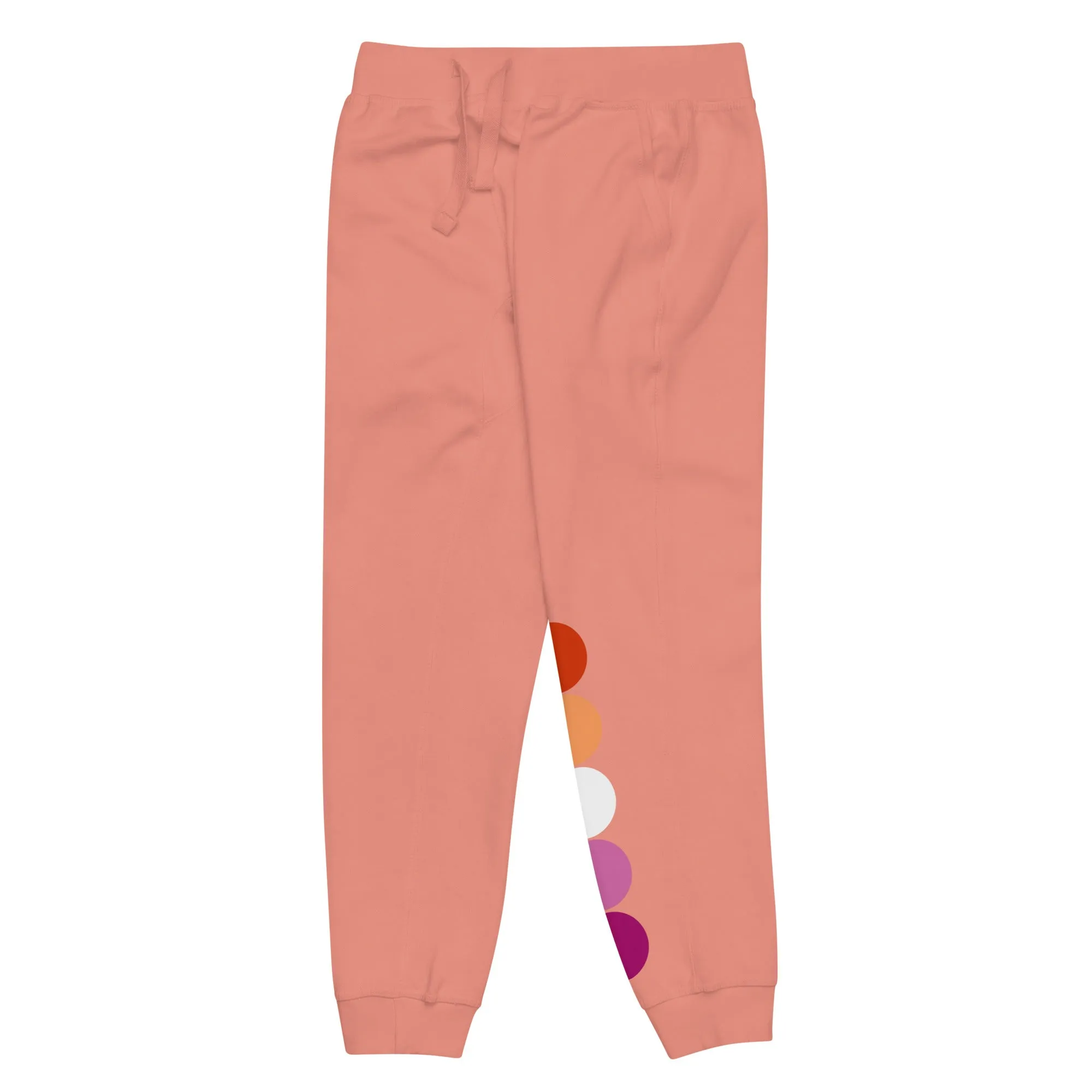 Lesbian Pride Sweatpants Joggers - Circles