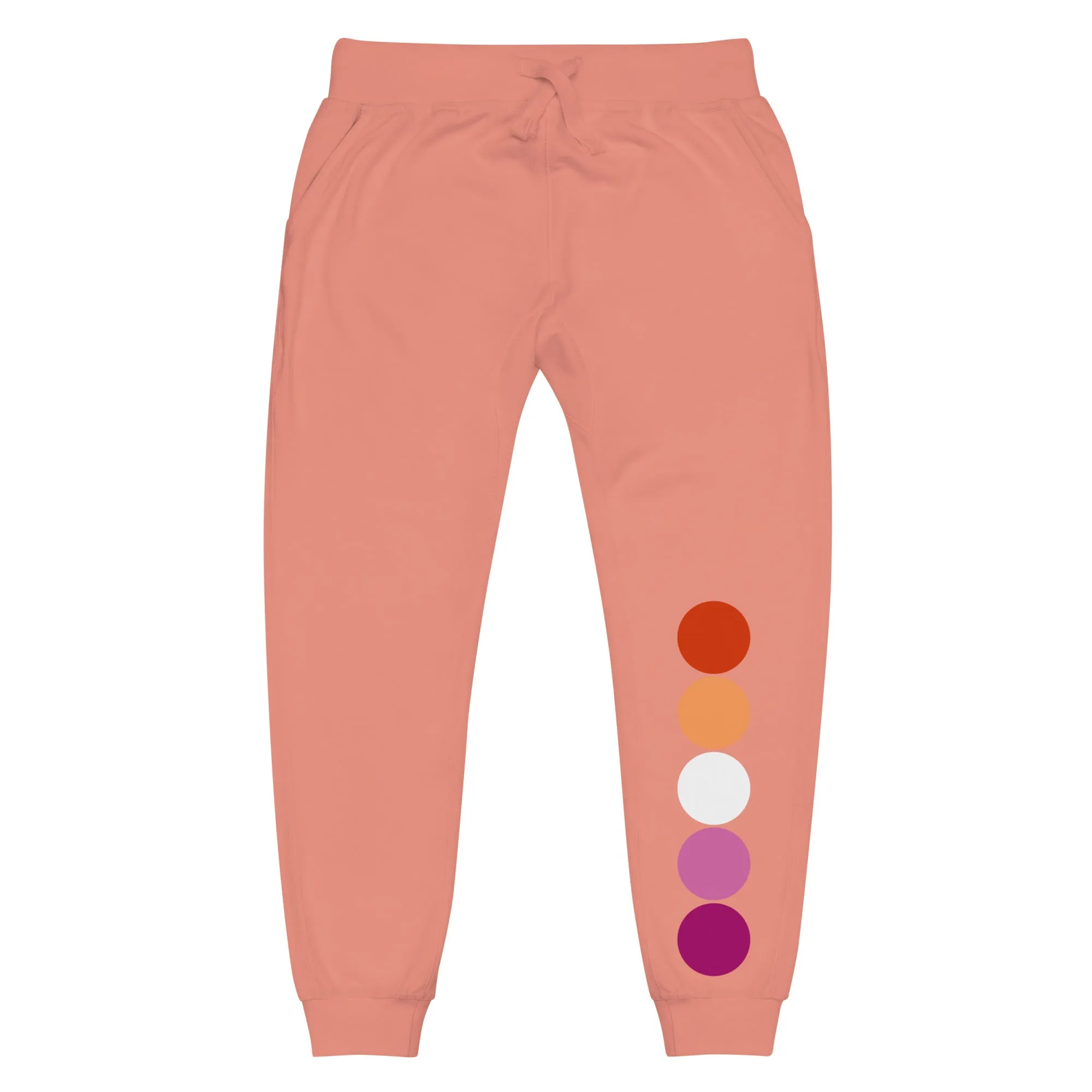 Lesbian Pride Sweatpants Joggers - Circles