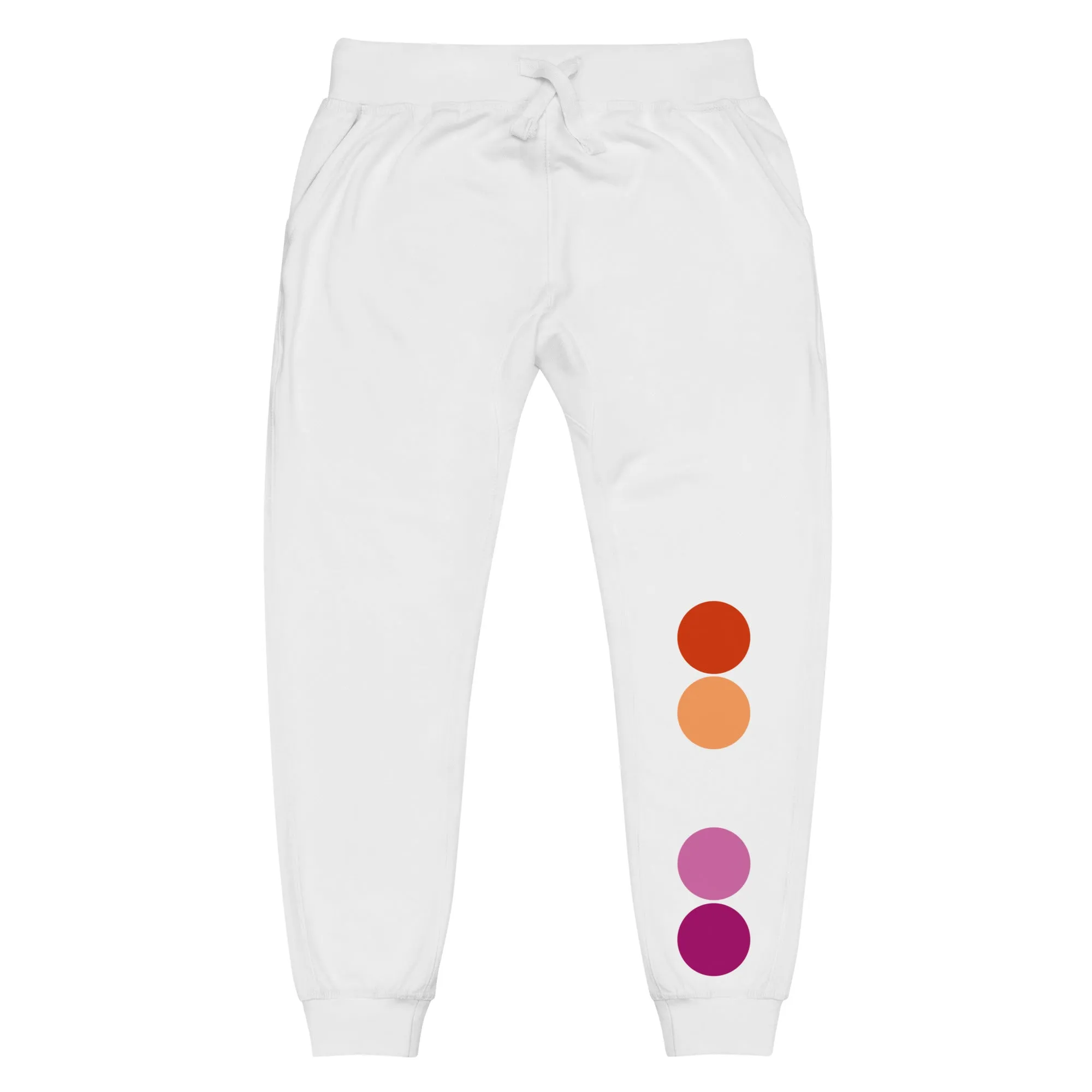 Lesbian Pride Sweatpants Joggers - Circles