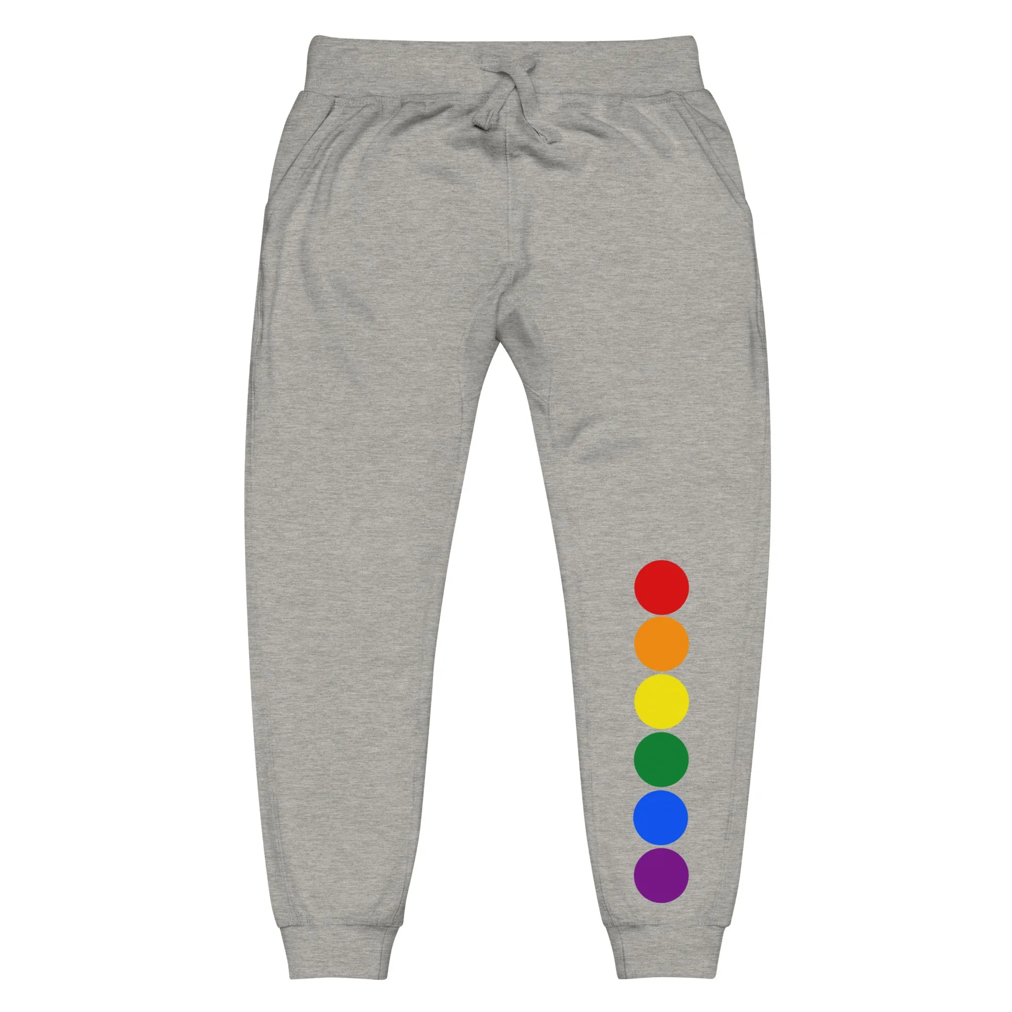LGBTQ Pride Sweatpants with Rainbow Circles