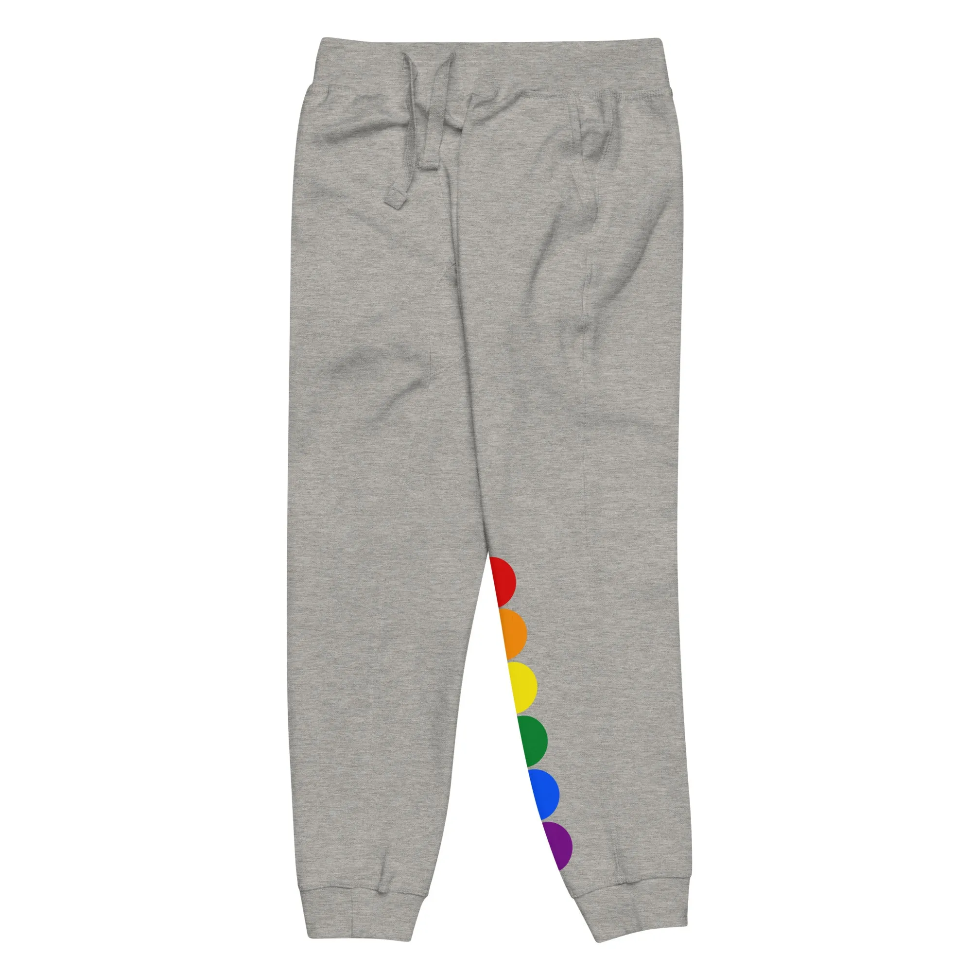 LGBTQ Pride Sweatpants with Rainbow Circles