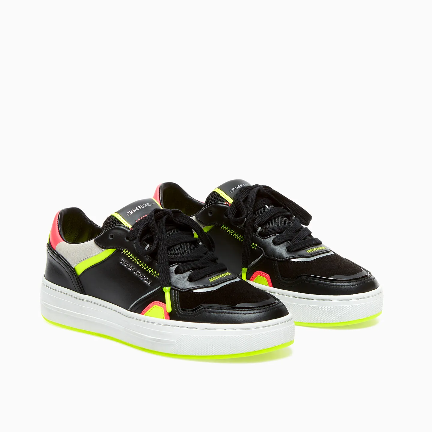 LOW TOP OFF COURTBLACK-YELLOW