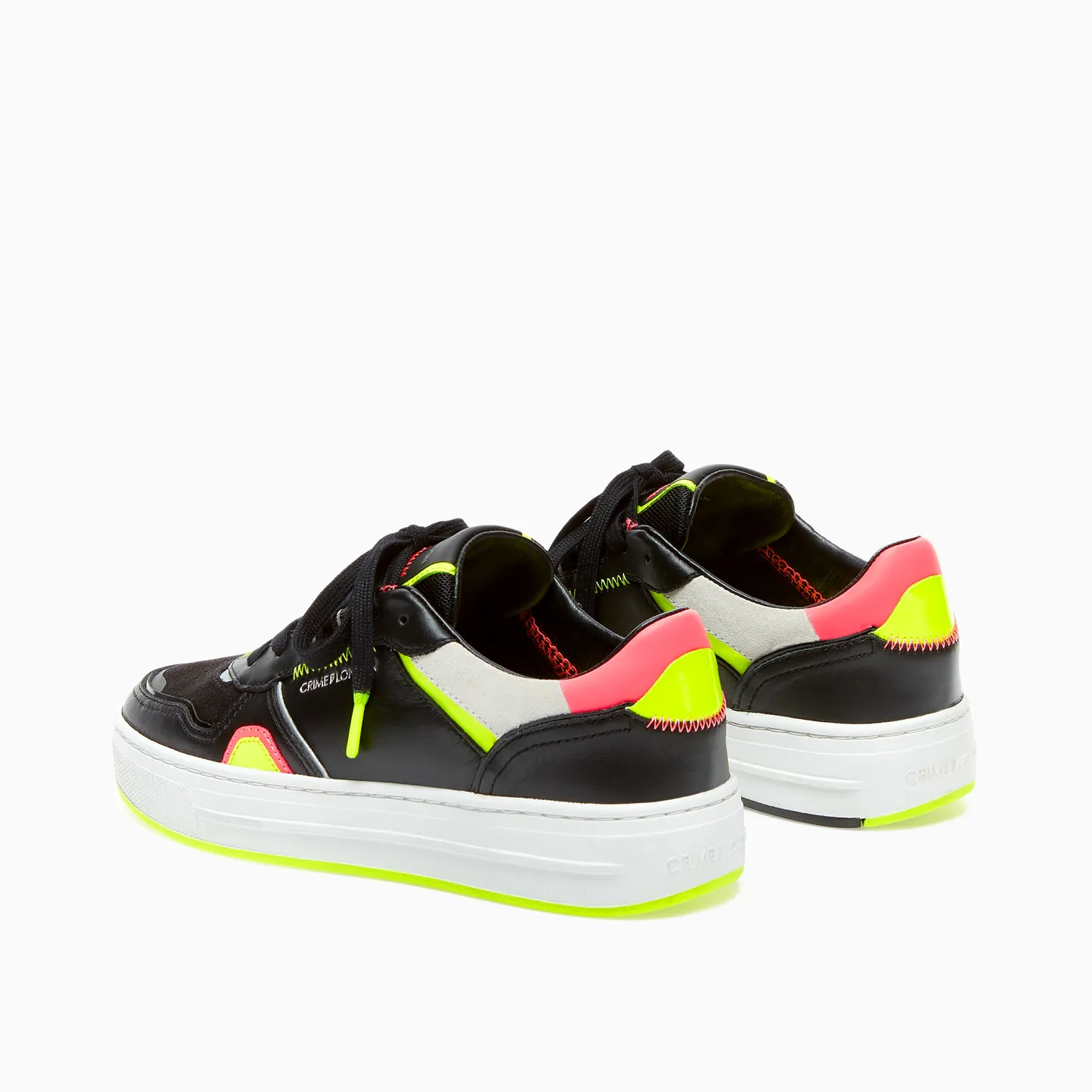 LOW TOP OFF COURTBLACK-YELLOW