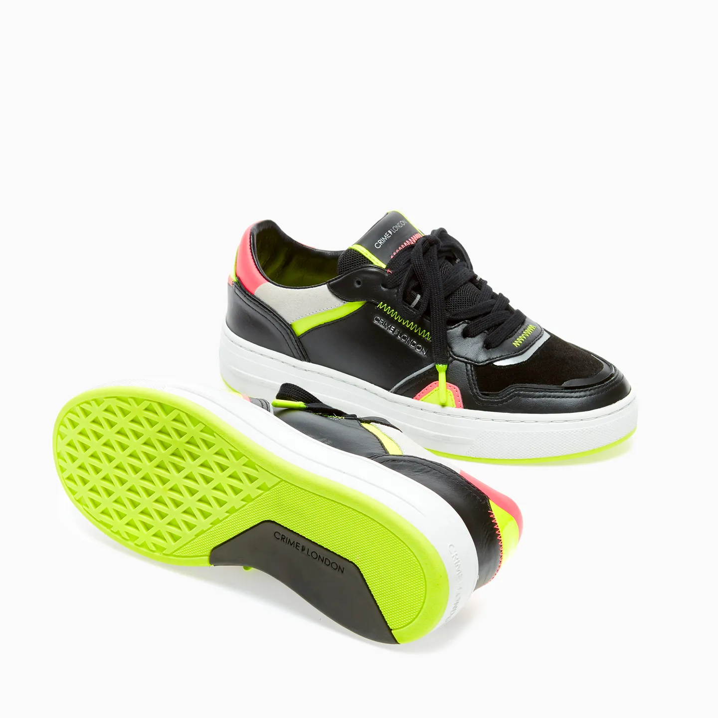 LOW TOP OFF COURTBLACK-YELLOW
