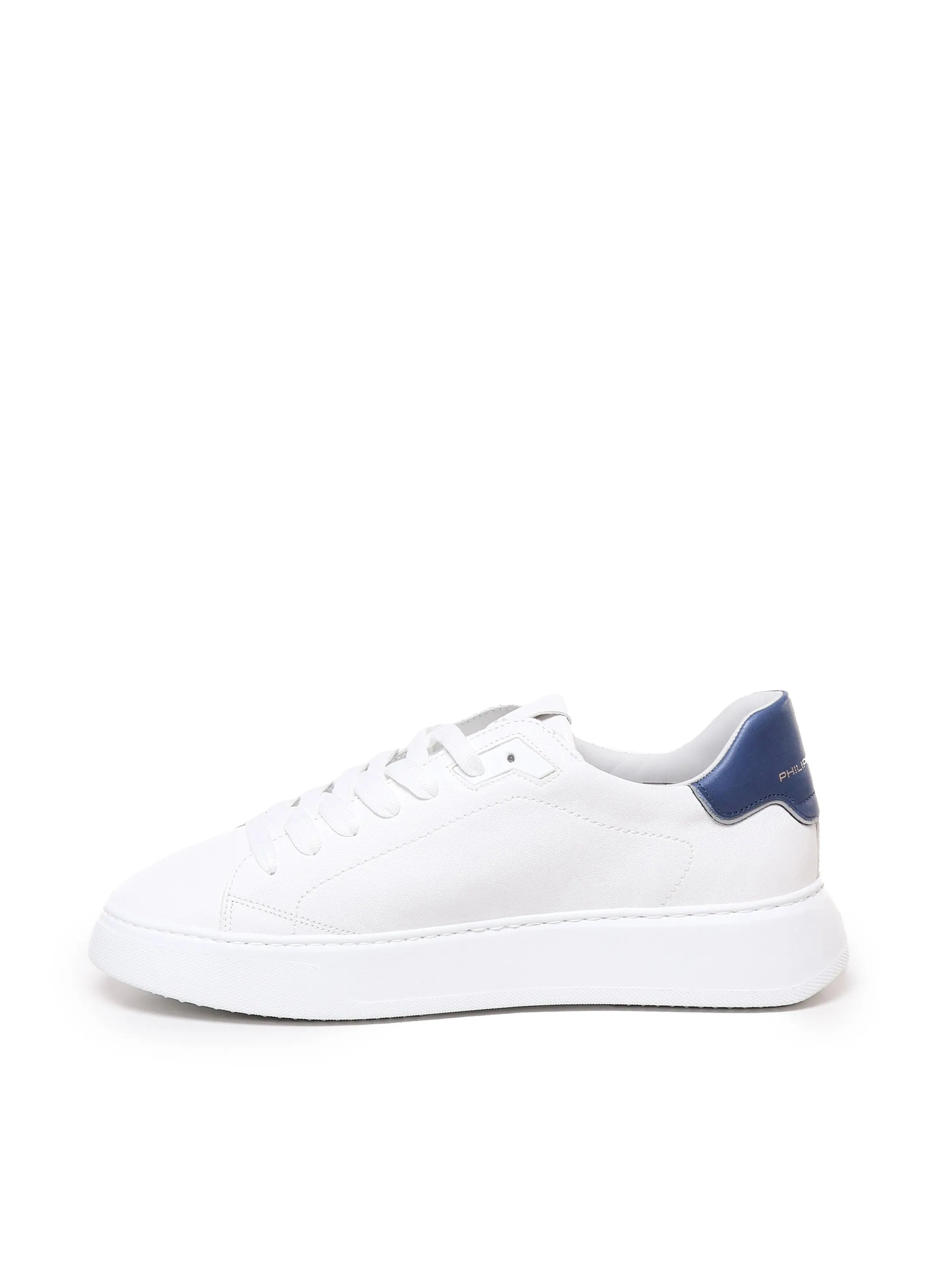 Low Top Sneakers in Blue and White