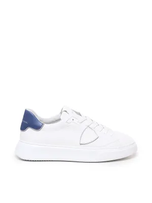 Low Top Sneakers in Blue and White