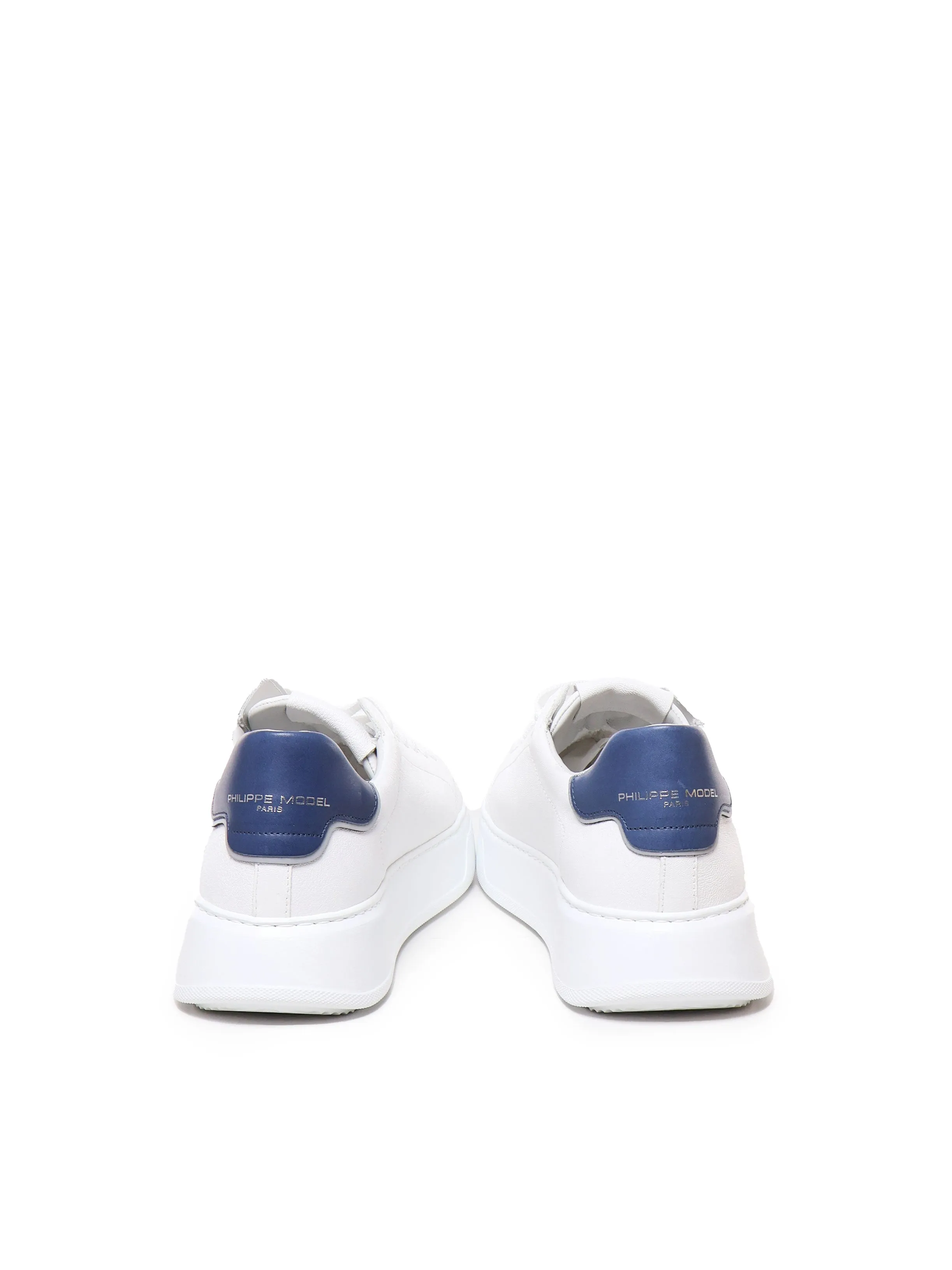 Low Top Sneakers in Blue and White