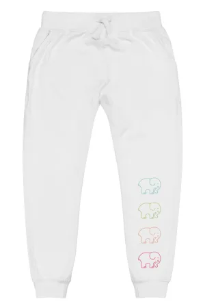 Ombre Gingham Unisex Fleece Sweatpants