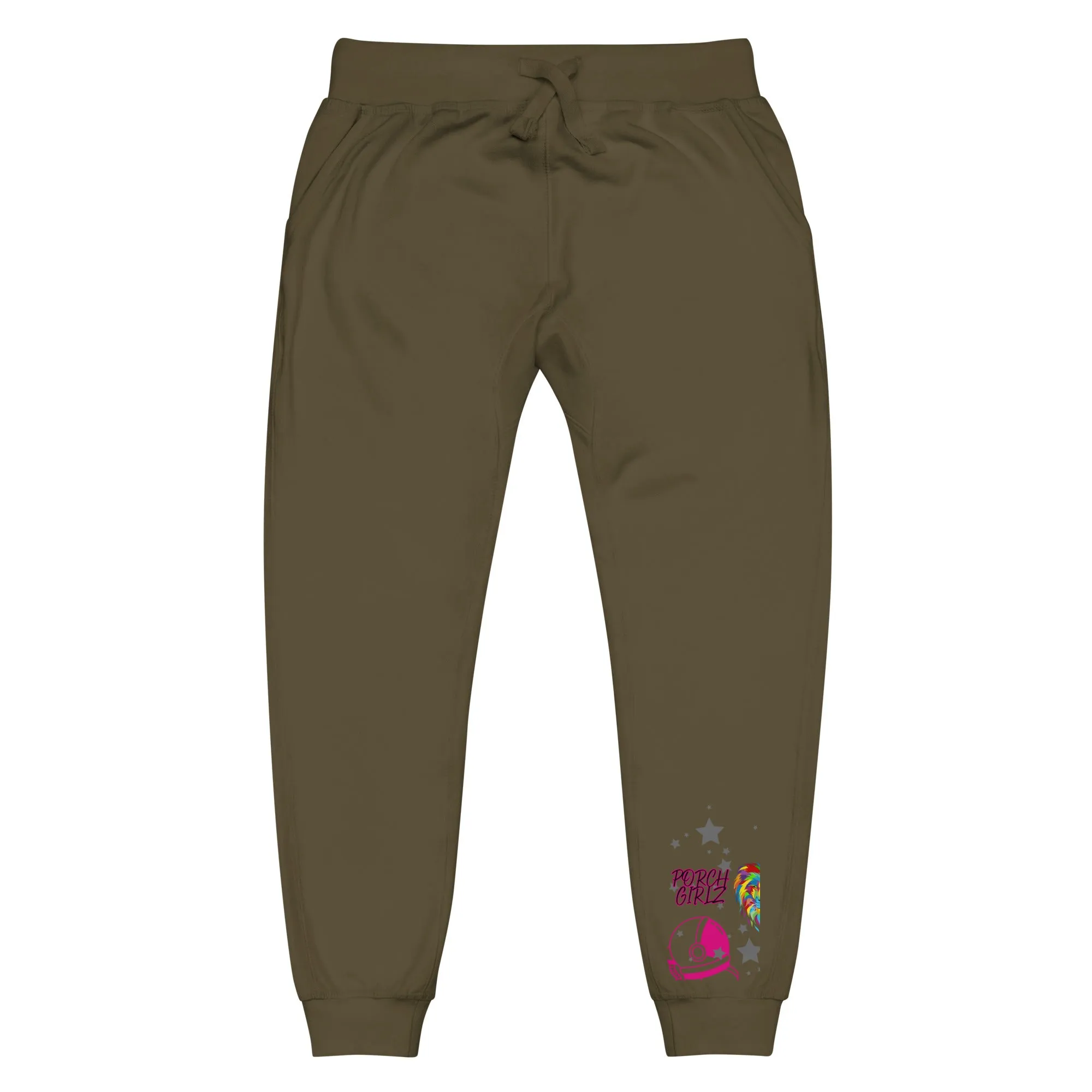 PorchGirlz "Space Quotes" Unisex fleece sweatpants