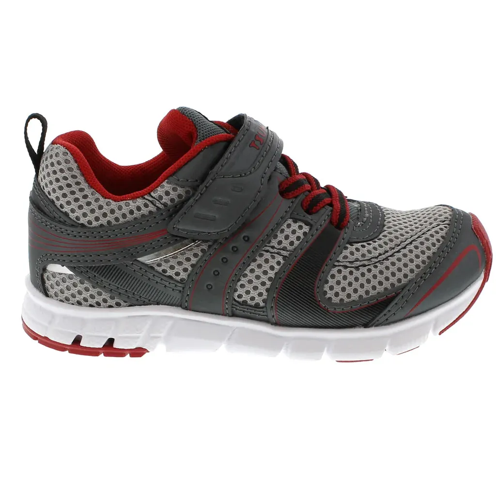 Tsukihoshi Child Velocity - Graphite/ Red (Sizes 7 to 1)
