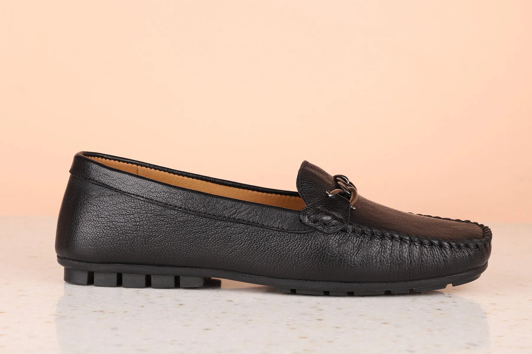 Women Black Solid Ballerinas