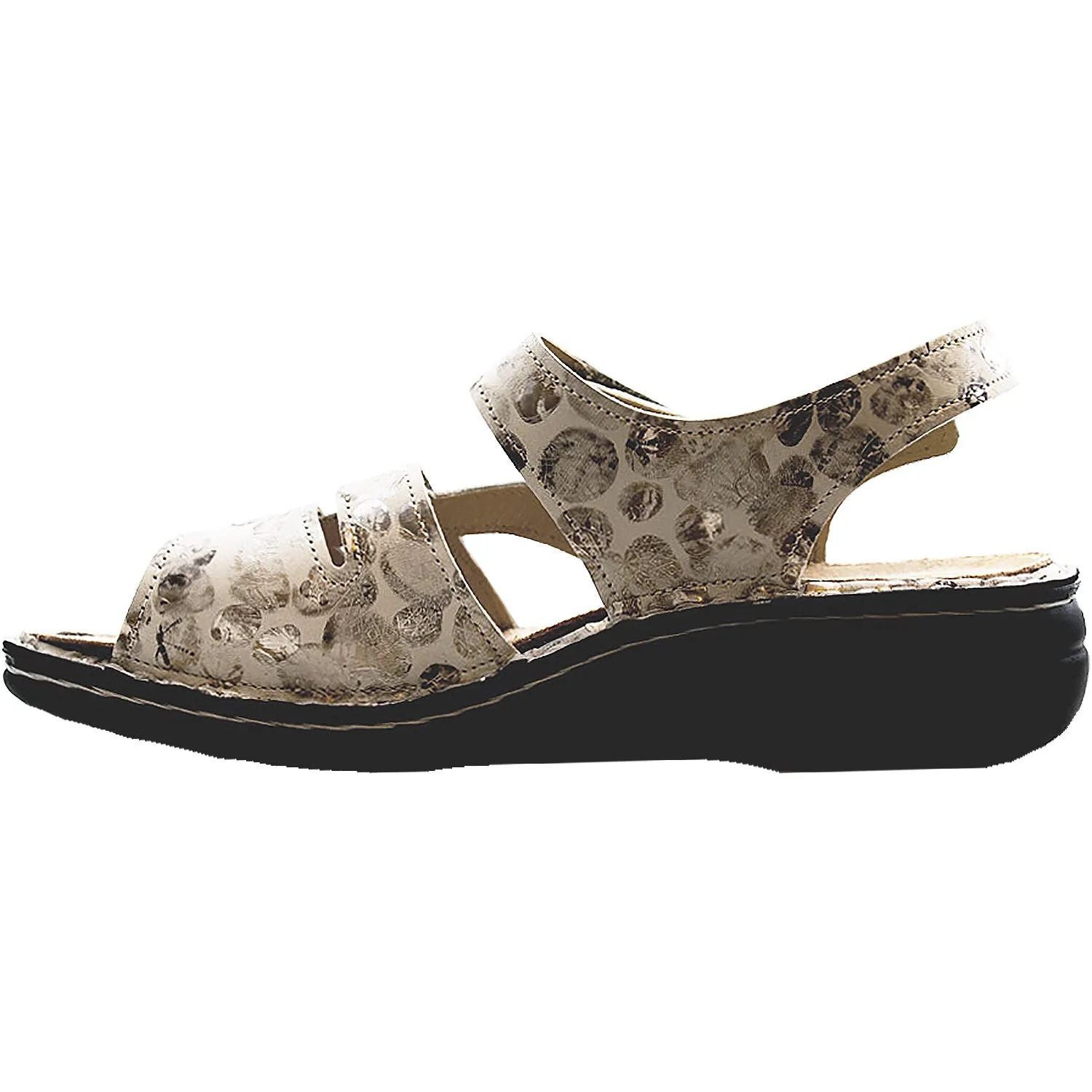 Women's Finn Comfort Gomera Soft Stone Pebble Leather