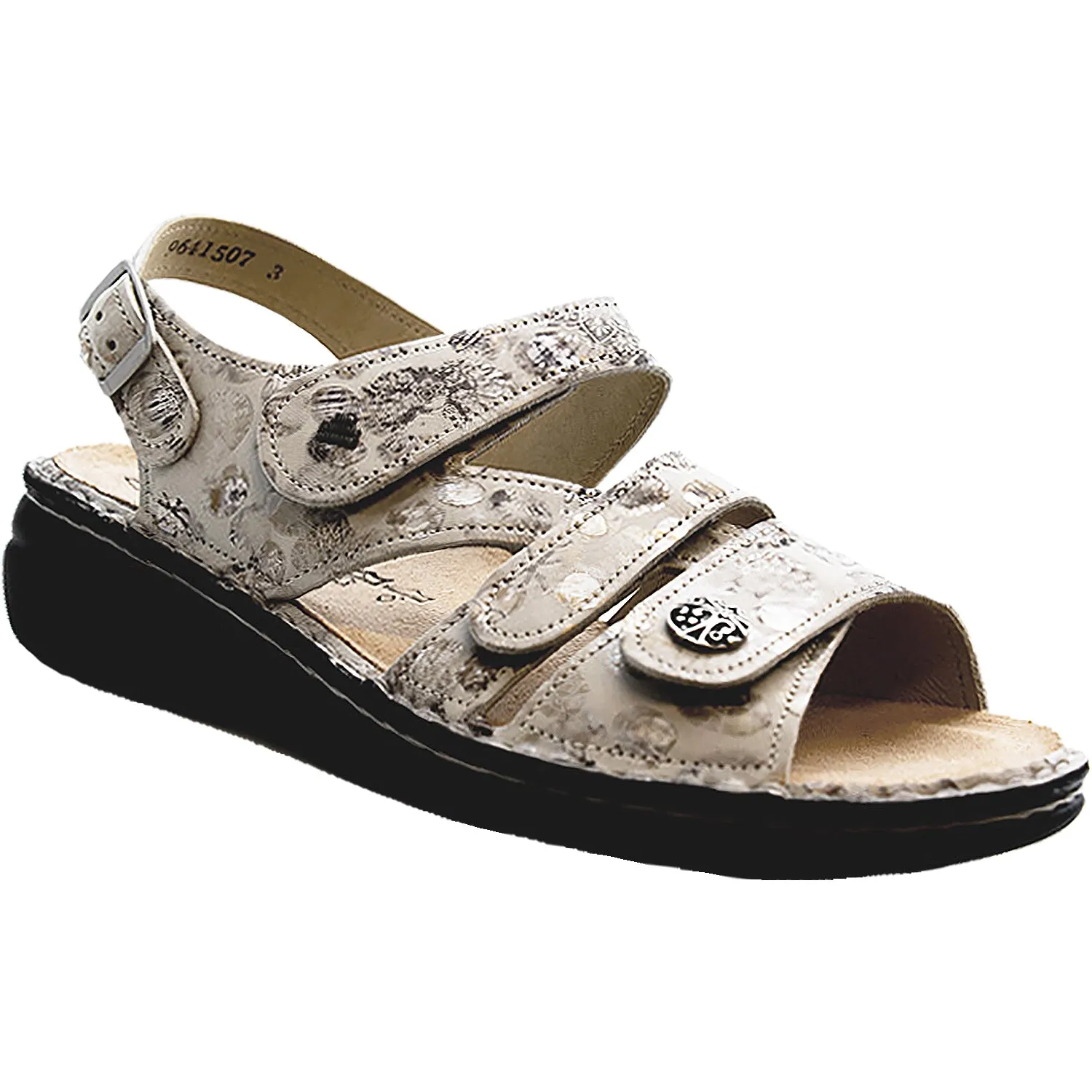 Women's Finn Comfort Gomera Soft Stone Pebble Leather
