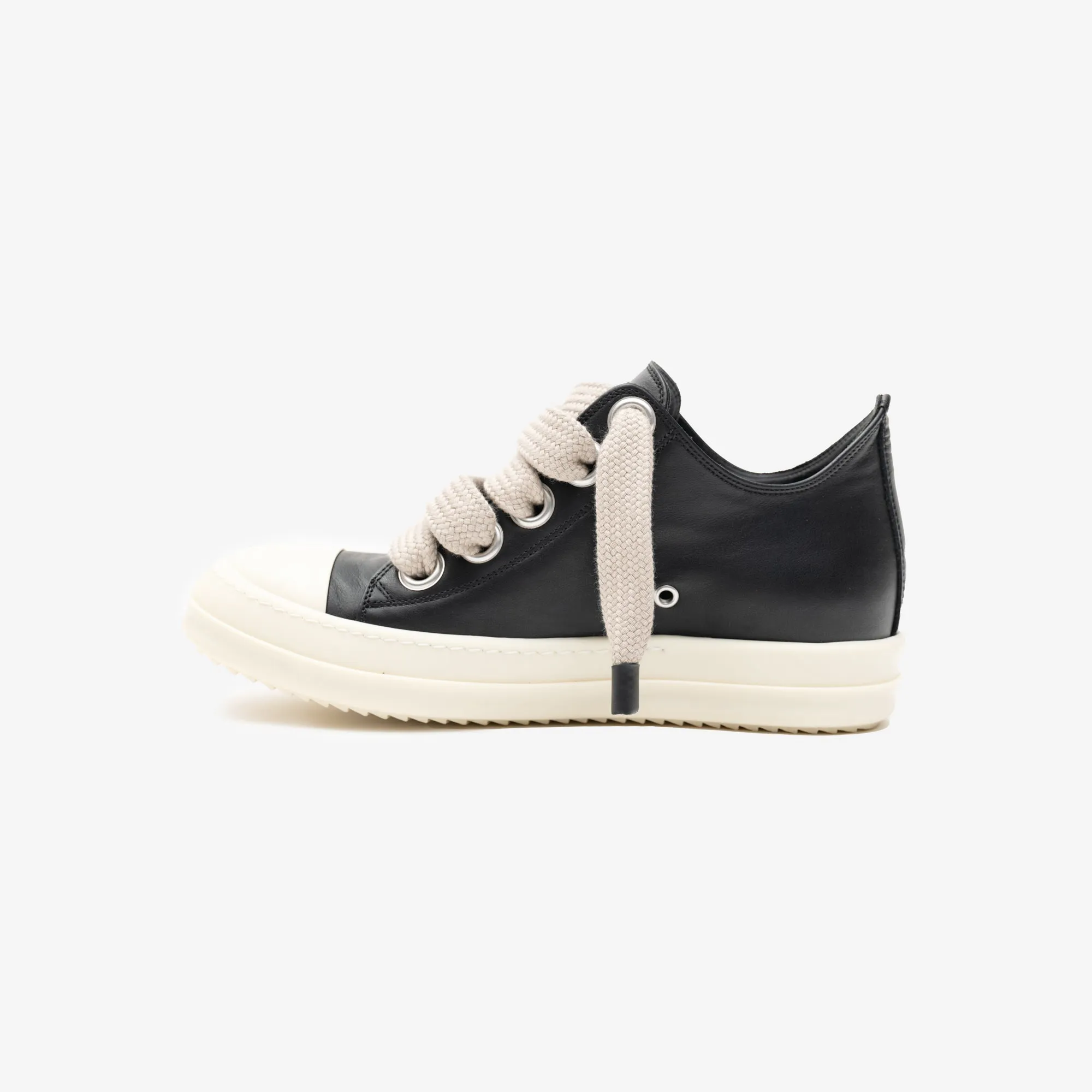 Womens Low-Top Jumbolace Leather Sneakers