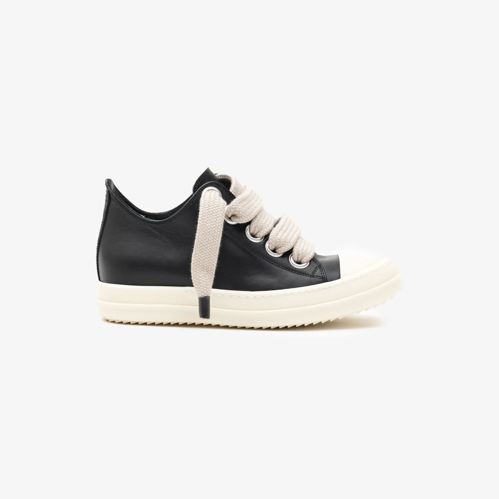 Womens Low-Top Jumbolace Leather Sneakers