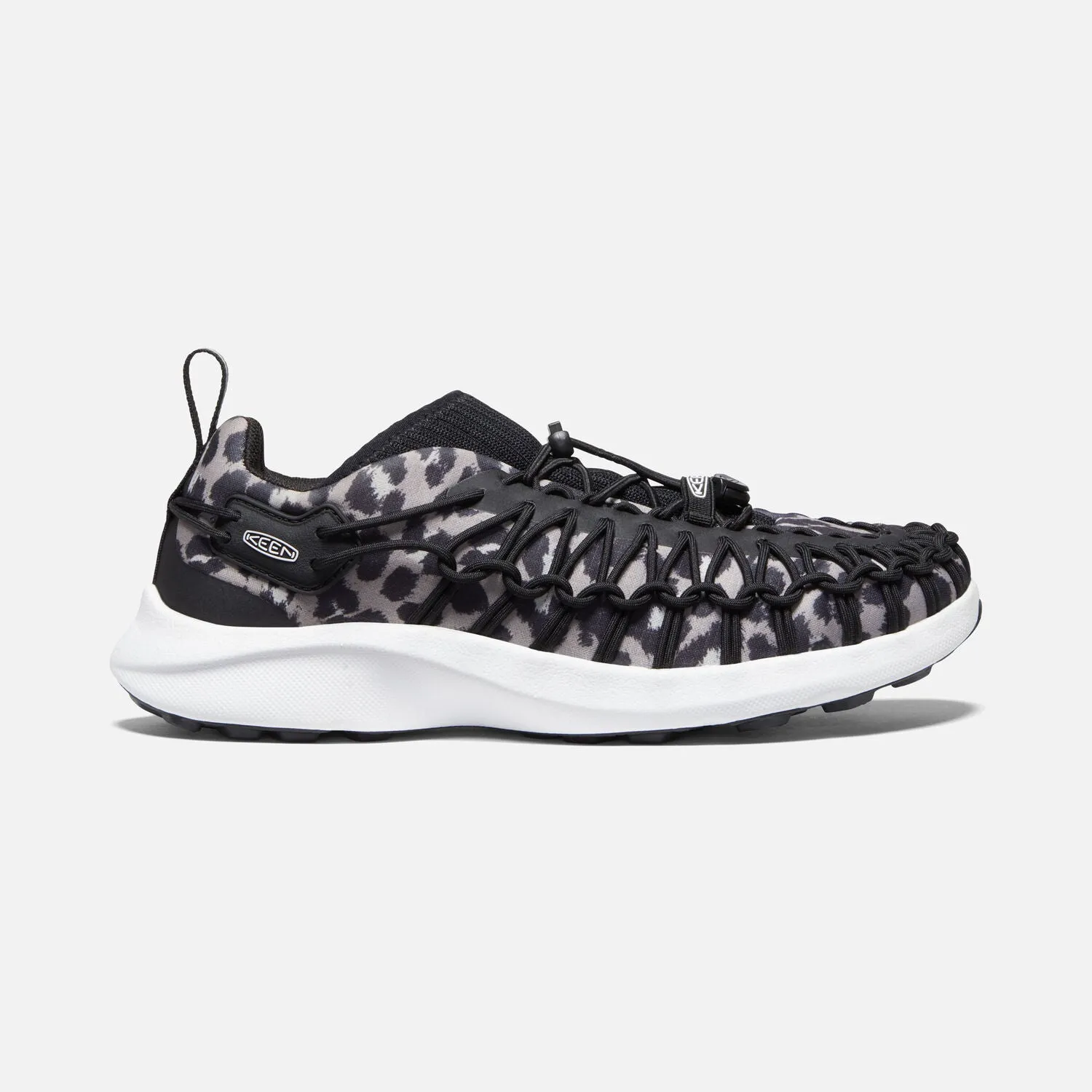 WOMEN'S UNEEK SNEAKER - ANIMAL PRINT/WHITE