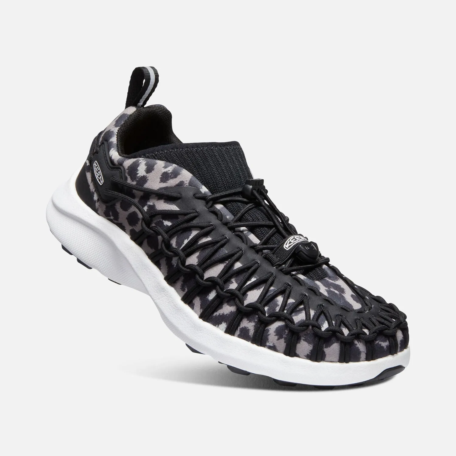 WOMEN'S UNEEK SNEAKER - ANIMAL PRINT/WHITE