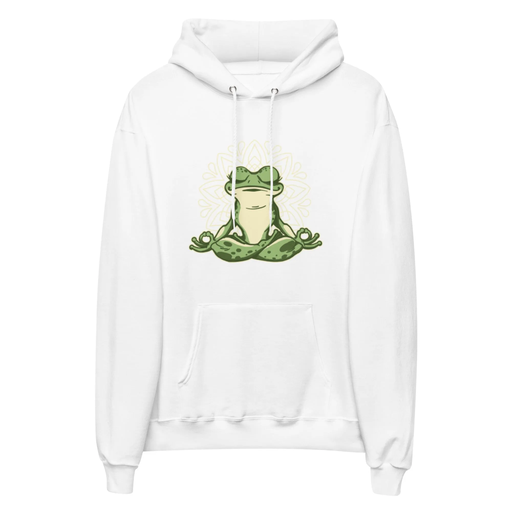 Zen Frog Unisex Fleece Hoodie