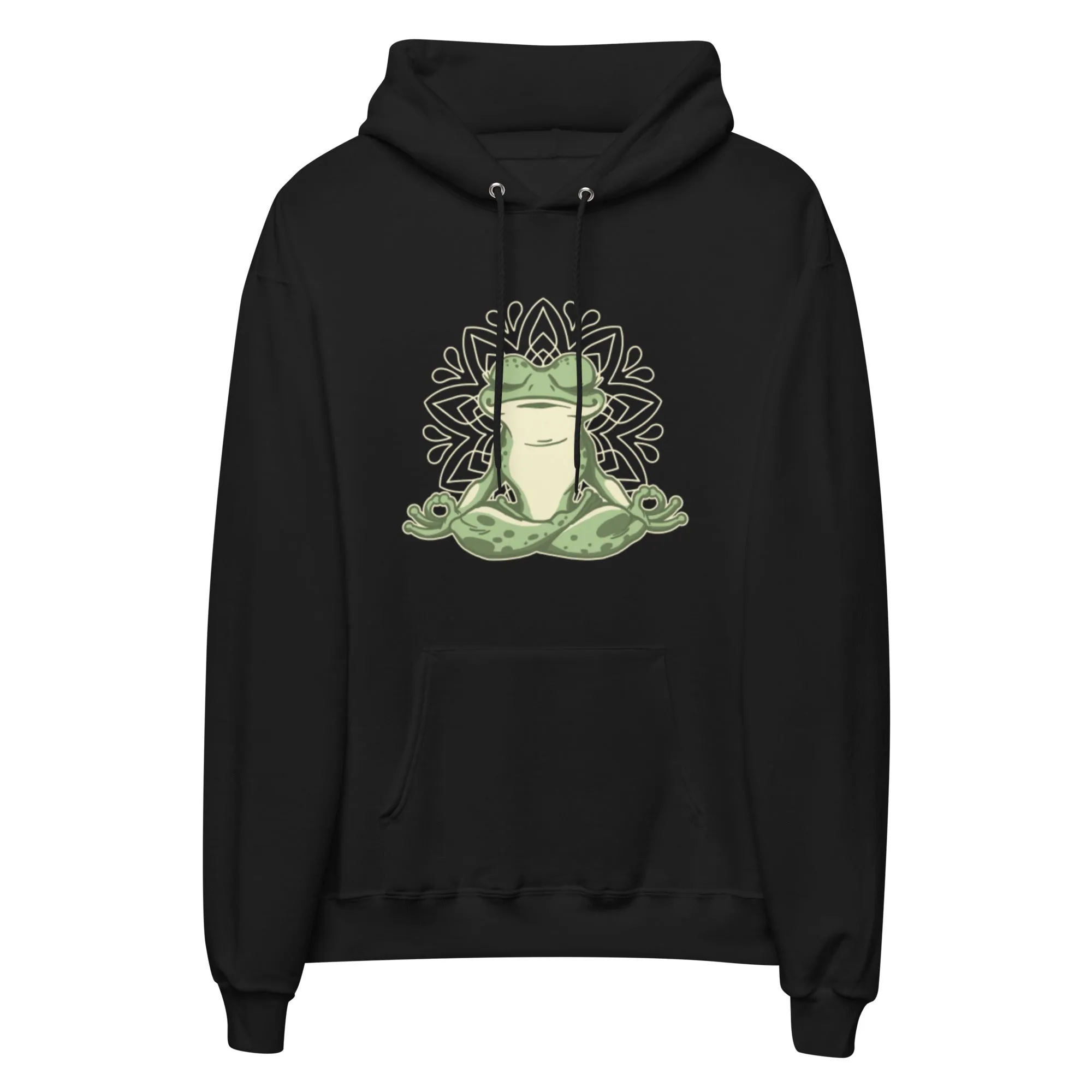 Zen Frog Unisex Fleece Hoodie